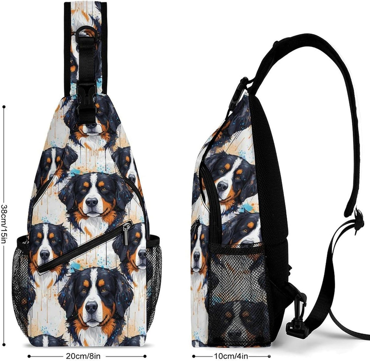 Men Women Sling Backpack Outdoor Sport Daypack Travel Bag, Multipurpose Anti-Theft Carry On Bag, Breathable Chest Sling Shoulder Backpacks Bags, Cute Sleep Sloth