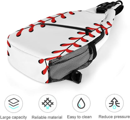 Men Women Sling Backpack Outdoor Sport Daypack Travel Bag, Multipurpose Anti-Theft Carry On Bag, Breathable Chest Sling Shoulder Backpacks Bags, Cute Sleep Sloth