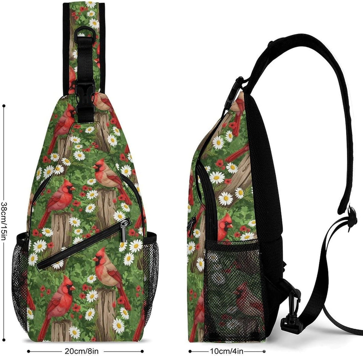Men Women Sling Backpack Outdoor Sport Daypack Travel Bag, Multipurpose Anti-Theft Carry On Bag, Breathable Chest Sling Shoulder Backpacks Bags, Cute Sleep Sloth