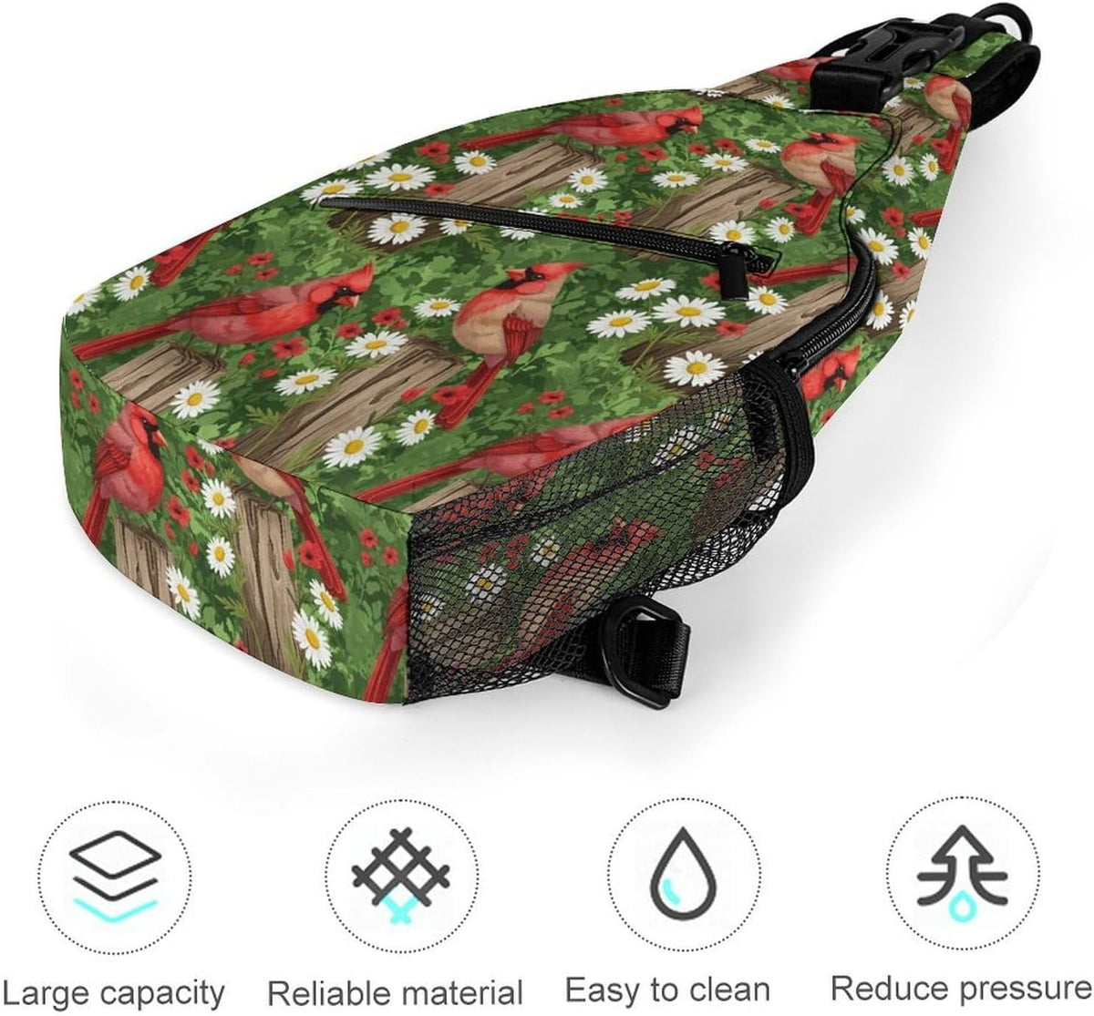 Men Women Sling Backpack Outdoor Sport Daypack Travel Bag, Multipurpose Anti-Theft Carry On Bag, Breathable Chest Sling Shoulder Backpacks Bags, Cute Sleep Sloth