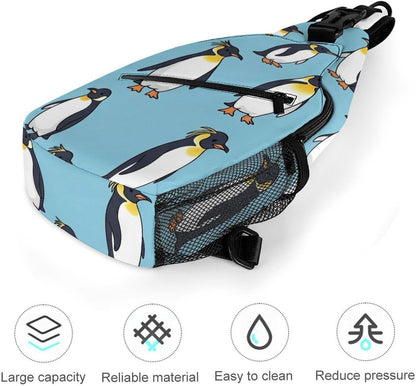 Men Women Sling Backpack Outdoor Sport Daypack Travel Bag, Multipurpose Anti-Theft Carry On Bag, Breathable Chest Sling Shoulder Backpacks Bags, Cute Sleep Sloth