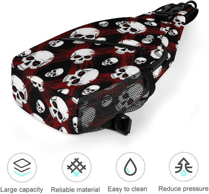 Men Women Sling Backpack Outdoor Sport Daypack Travel Bag, Multipurpose Anti-Theft Carry On Bag, Breathable Chest Sling Shoulder Backpacks Bags, Cute Sleep Sloth
