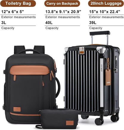 Carry On Luggage, Expandable Suitcase with Smart Cup Holder and USB Port, 20 IN Hardside Checked with TSA Lock Spinner Double Wheels, White