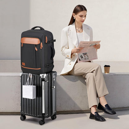 Carry On Luggage, Expandable Suitcase with Smart Cup Holder and USB Port, 20 IN Hardside Checked with TSA Lock Spinner Double Wheels, White