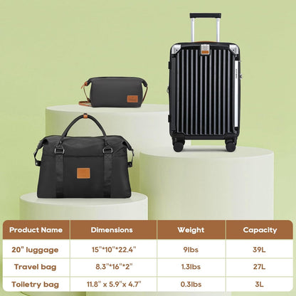 Carry On Luggage, Expandable Suitcase with Smart Cup Holder and USB Port, 20 IN Hardside Checked with TSA Lock Spinner Double Wheels, White