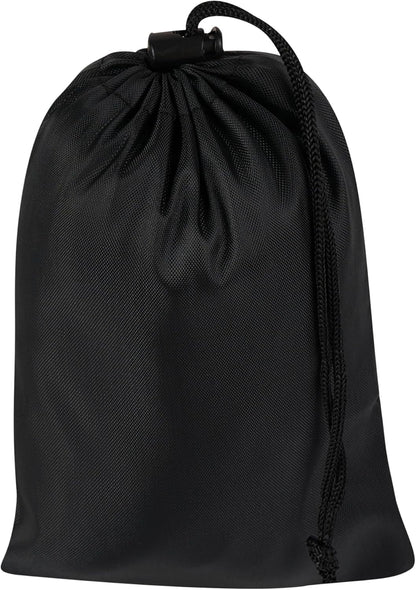 Drawstring Bag with Toggle - Nylon Cinch and Ditty Pouch for Shoes, Pantry, Closet, Travel (Red, 12 x 16 Inch, Set of 6)