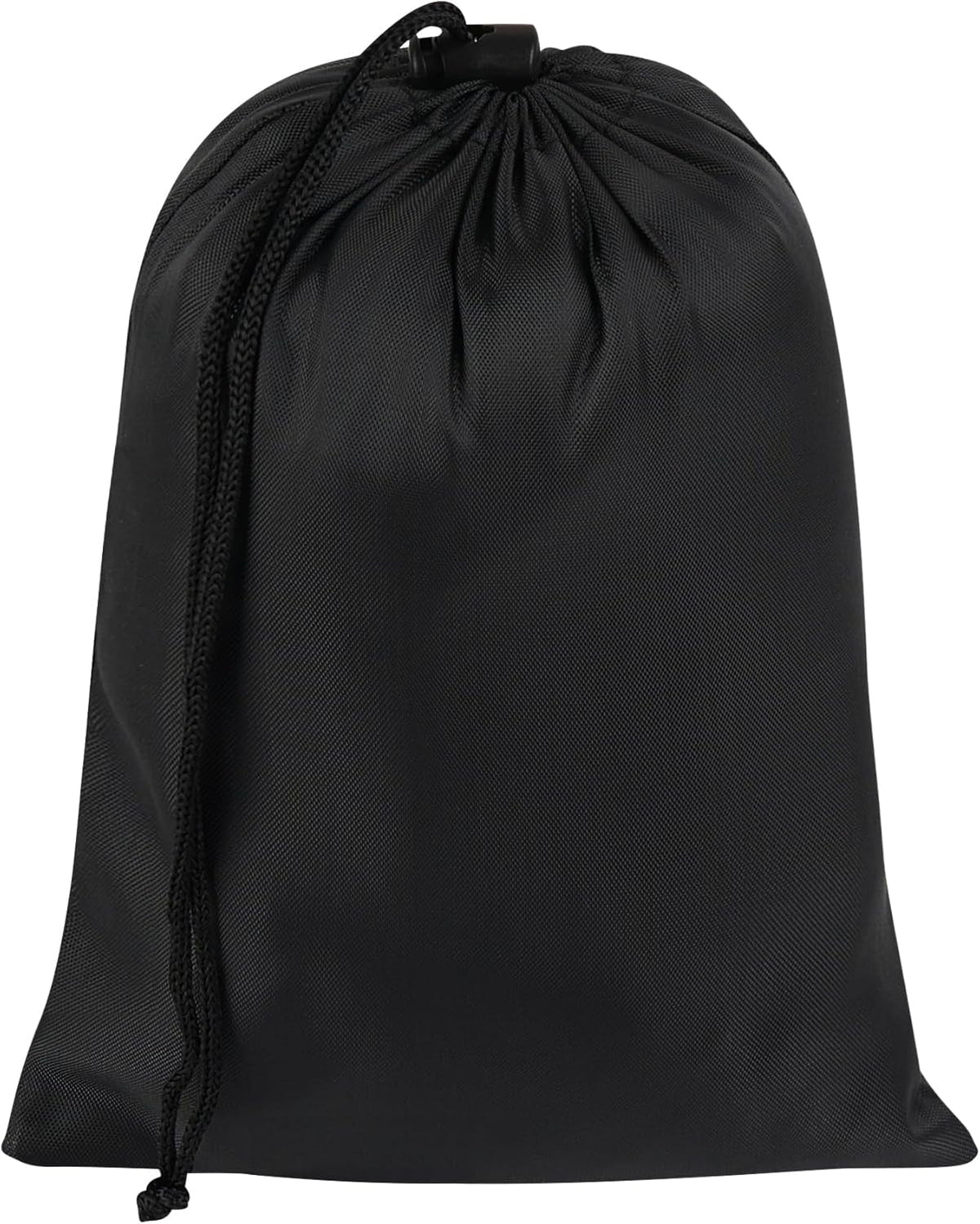 Drawstring Bag with Toggle - Nylon Cinch and Ditty Pouch for Shoes, Pantry, Closet, Travel (Red, 12 x 16 Inch, Set of 6)