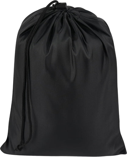Drawstring Bag with Toggle - Nylon Cinch and Ditty Pouch for Shoes, Pantry, Closet, Travel (Red, 12 x 16 Inch, Set of 6)
