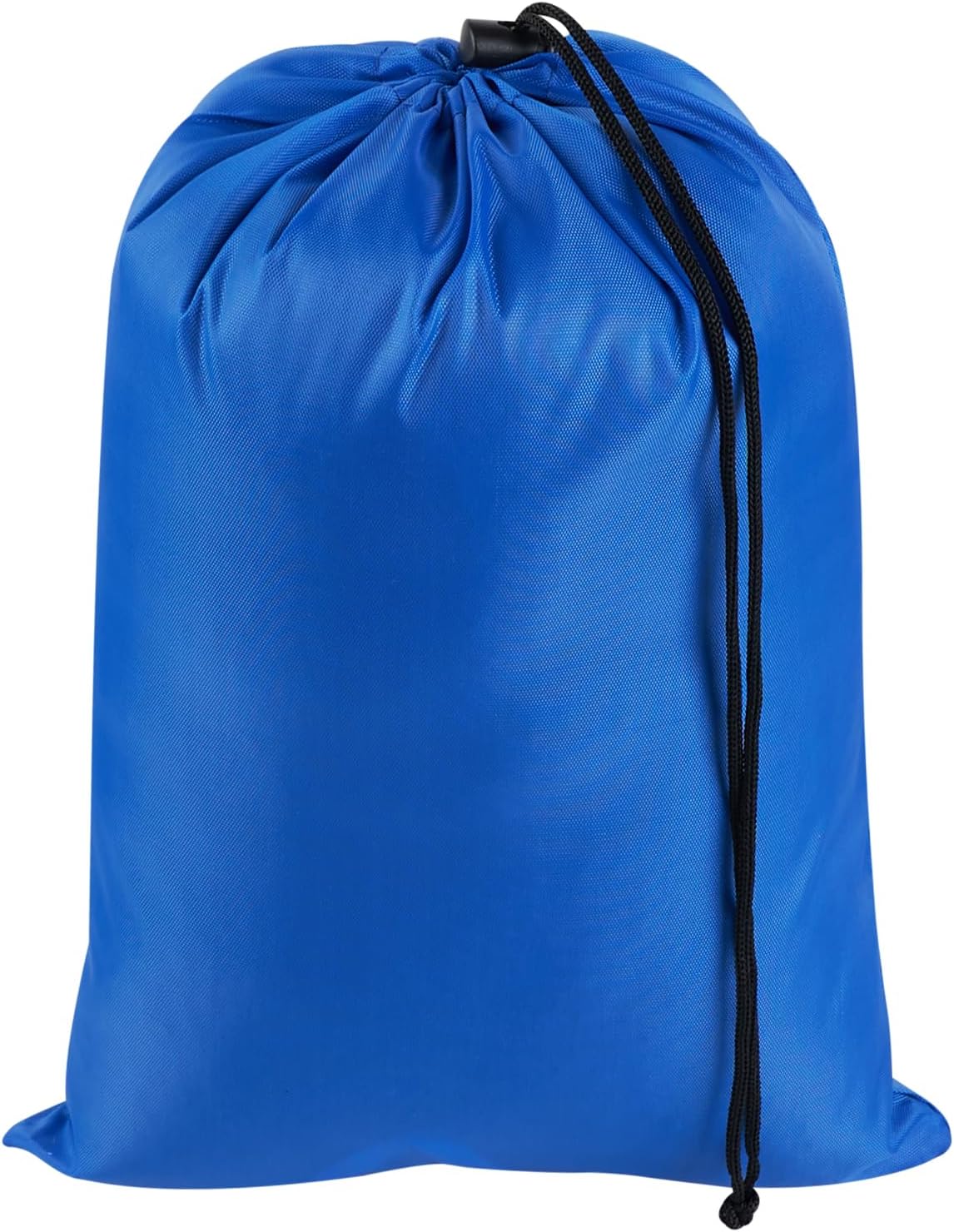 Drawstring Bag with Toggle - Nylon Cinch and Ditty Pouch for Shoes, Pantry, Closet, Travel (Red, 12 x 16 Inch, Set of 6)