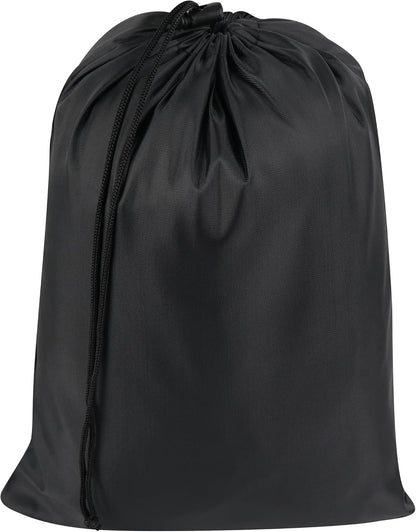Drawstring Bag with Toggle - Nylon Cinch and Ditty Pouch for Shoes, Pantry, Closet, Travel (Red, 12 x 16 Inch, Set of 6)
