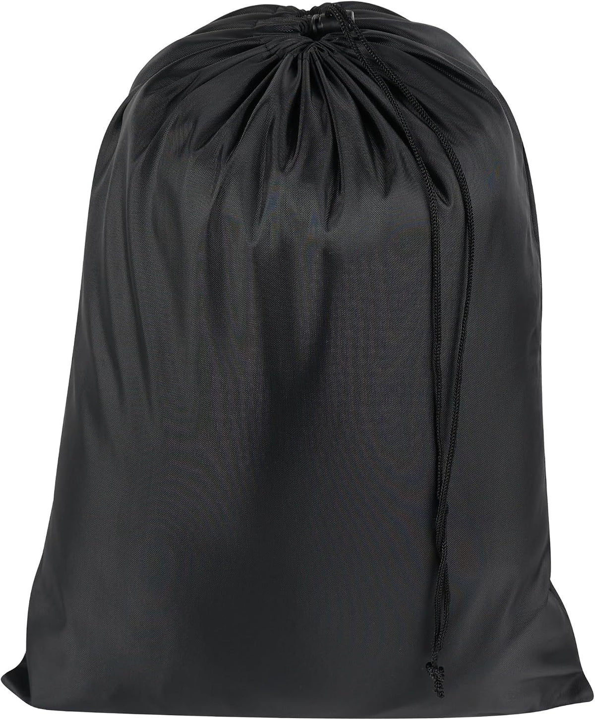 Drawstring Bag with Toggle - Nylon Cinch and Ditty Pouch for Shoes, Pantry, Closet, Travel (Red, 12 x 16 Inch, Set of 6)