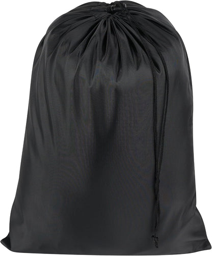 Drawstring Bag with Toggle - Nylon Cinch and Ditty Pouch for Shoes, Pantry, Closet, Travel (Red, 12 x 16 Inch, Set of 6)