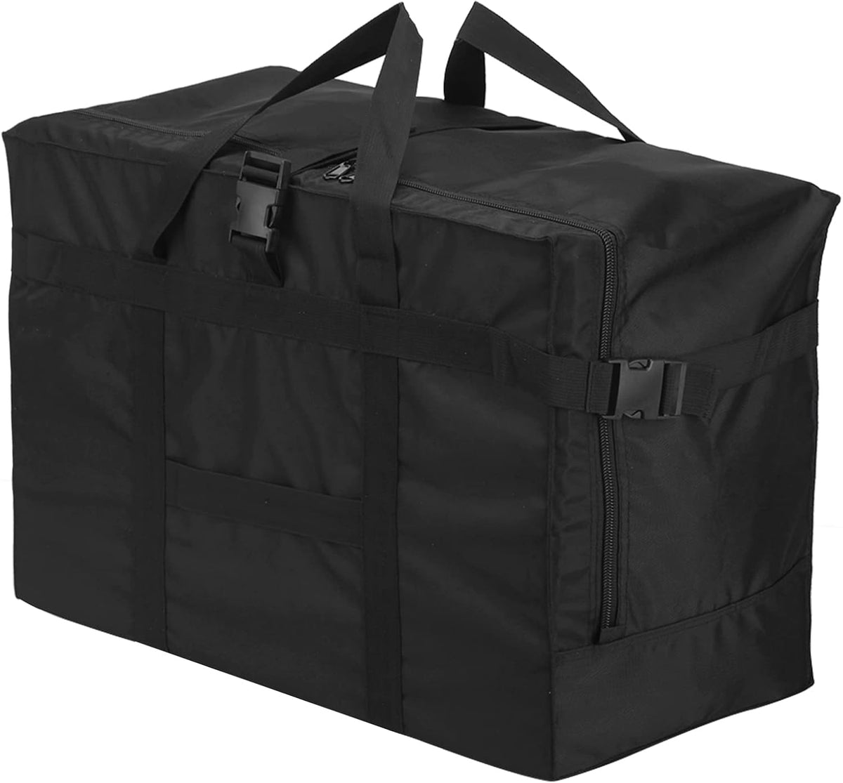 Carry on Travel Duffle Bag,Foldable Heavy Duty Overnight Bag,Larger Size Tear Resistant Water Resistant Packable Luggage for Weekender/Vacation/Camping/Beach/Tent