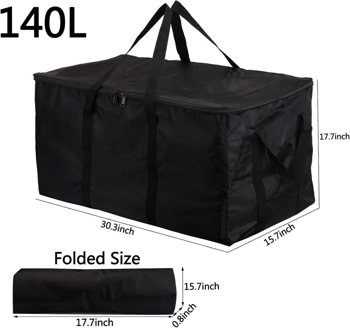 Carry on Travel Duffle Bag,Foldable Heavy Duty Overnight Bag,Larger Size Tear Resistant Water Resistant Packable Luggage for Weekender/Vacation/Camping/Beach/Tent
