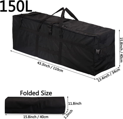 Carry on Travel Duffle Bag,Foldable Heavy Duty Overnight Bag,Larger Size Tear Resistant Water Resistant Packable Luggage for Weekender/Vacation/Camping/Beach/Tent