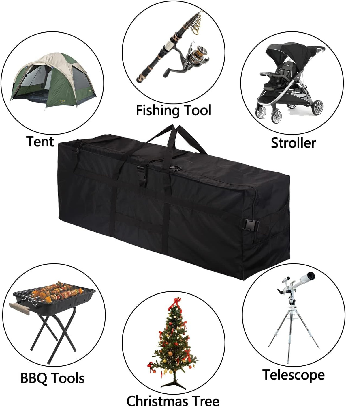 Carry on Travel Duffle Bag,Foldable Heavy Duty Overnight Bag,Larger Size Tear Resistant Water Resistant Packable Luggage for Weekender/Vacation/Camping/Beach/Tent