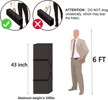 Carry on Travel Duffle Bag,Foldable Heavy Duty Overnight Bag,Larger Size Tear Resistant Water Resistant Packable Luggage for Weekender/Vacation/Camping/Beach/Tent