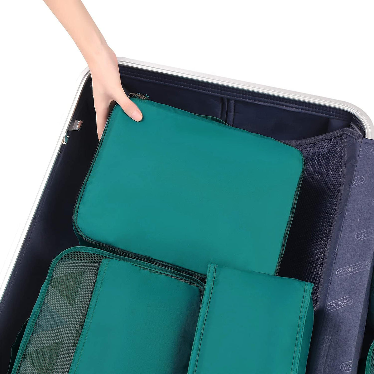 Packing Cubes Luggage Packing Organizers for Travel Accessories-Jet Black