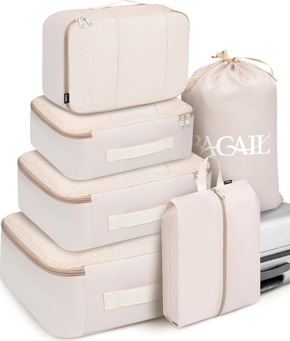 Packing Cubes Luggage Packing Organizers for Travel Accessories-Jet Black