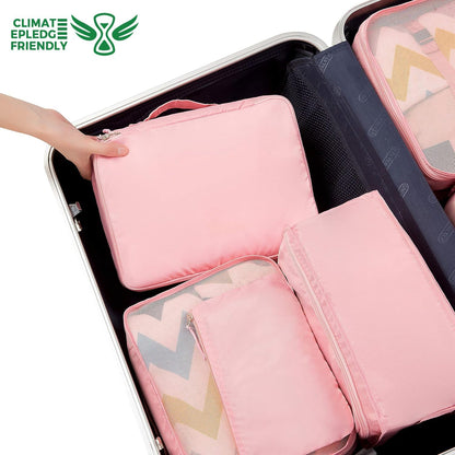 Packing Cubes Luggage Packing Organizers for Travel Accessories-Jet Black