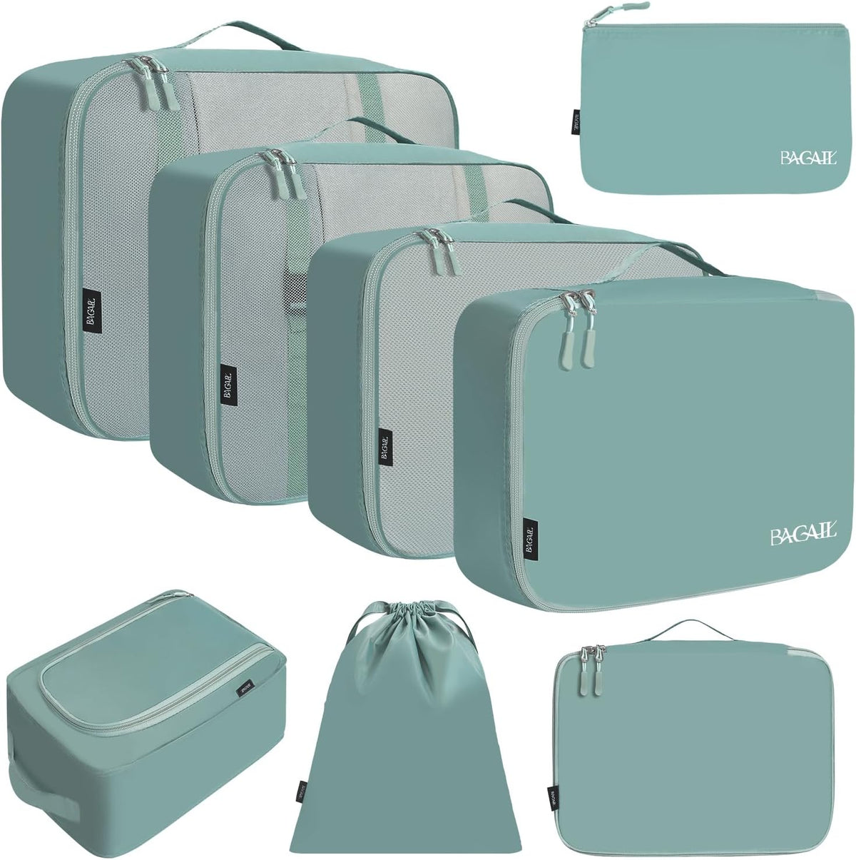 Packing Cubes Luggage Packing Organizers for Travel Accessories-Jet Black