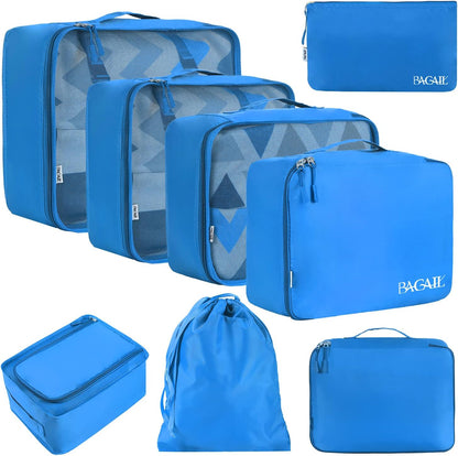 Packing Cubes Luggage Packing Organizers for Travel Accessories-Jet Black