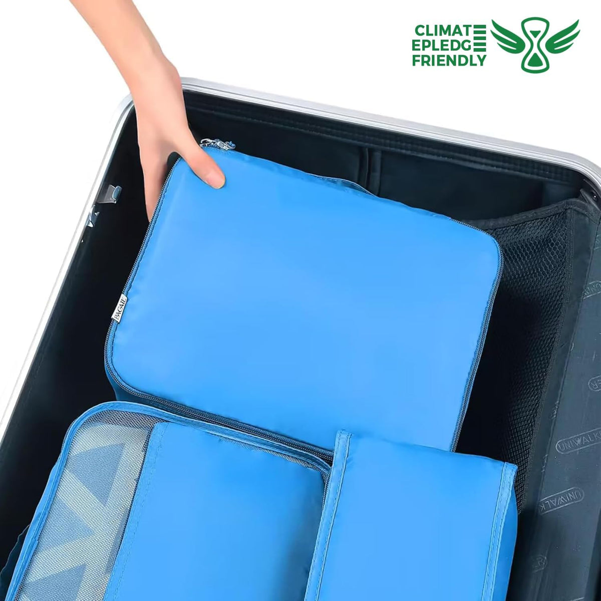 Packing Cubes Luggage Packing Organizers for Travel Accessories-Jet Black