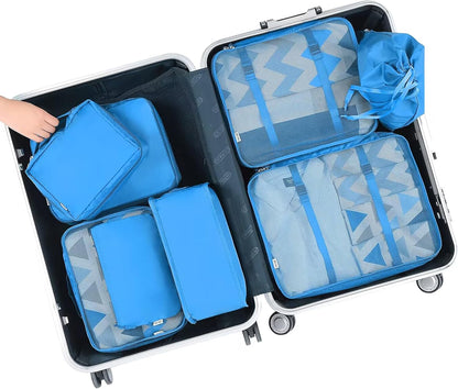 Packing Cubes Luggage Packing Organizers for Travel Accessories-Jet Black