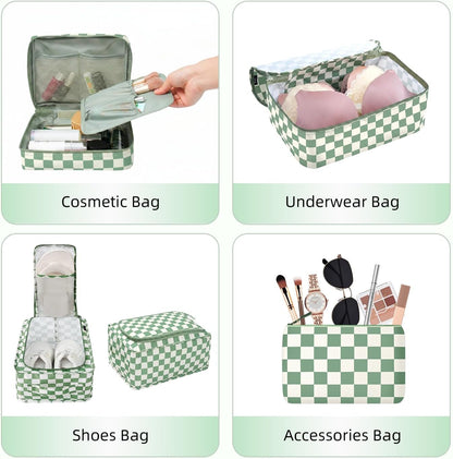 Packing Cubes Luggage Packing Organizers for Travel Accessories-Jet Black