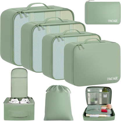 Packing Cubes Luggage Packing Organizers for Travel Accessories-Jet Black