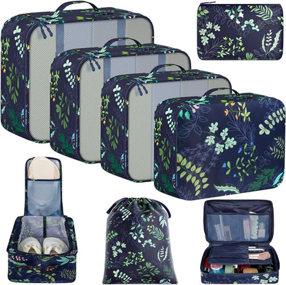 Packing Cubes Luggage Packing Organizers for Travel Accessories-Jet Black