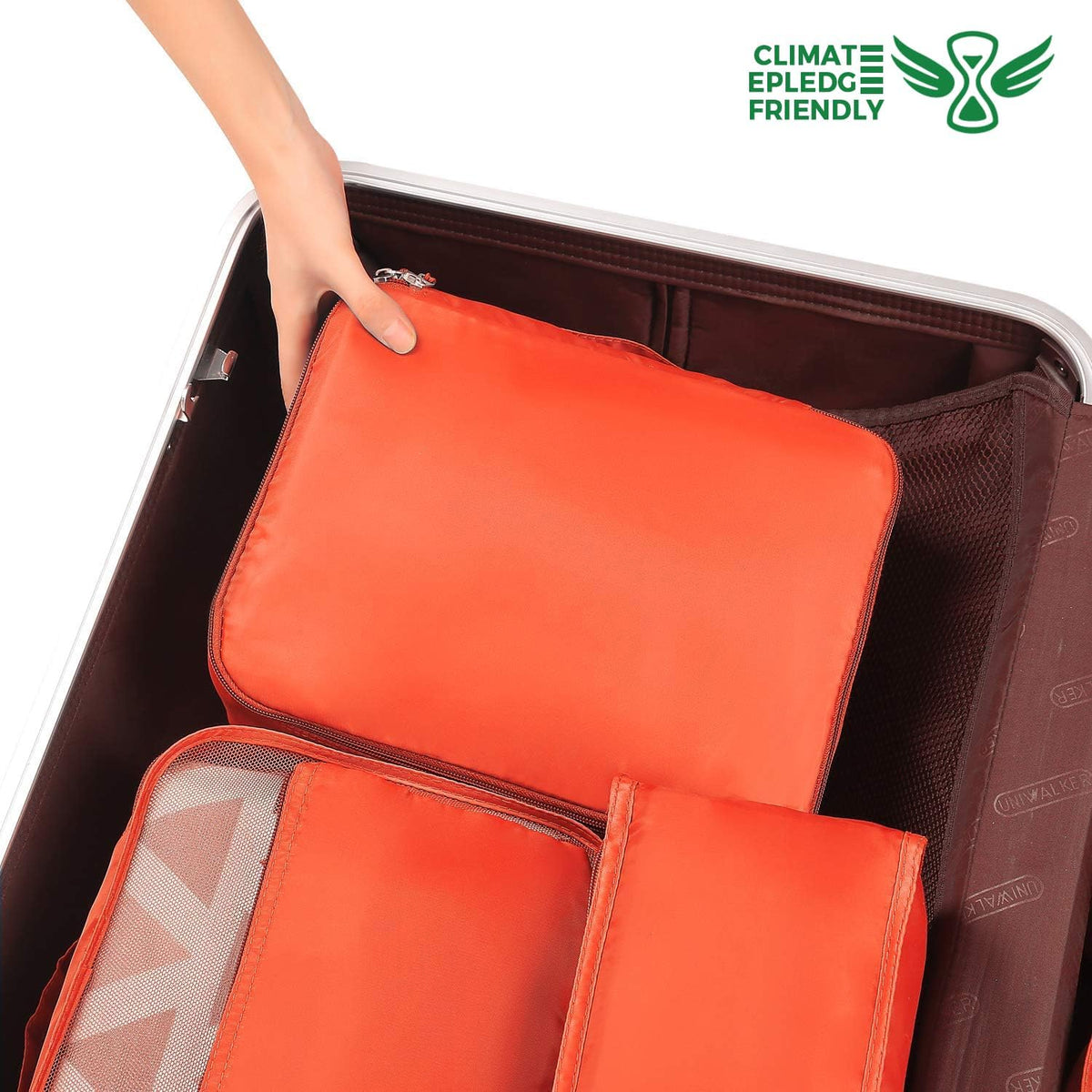 Packing Cubes Luggage Packing Organizers for Travel Accessories-Jet Black