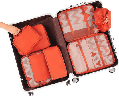 Packing Cubes Luggage Packing Organizers for Travel Accessories-Jet Black