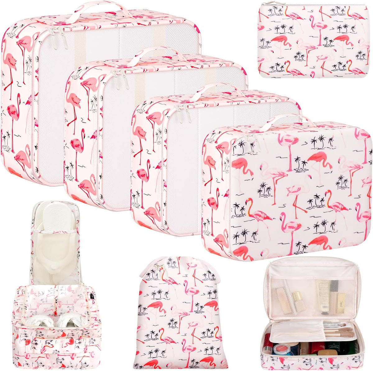 Packing Cubes Luggage Packing Organizers for Travel Accessories-Jet Black