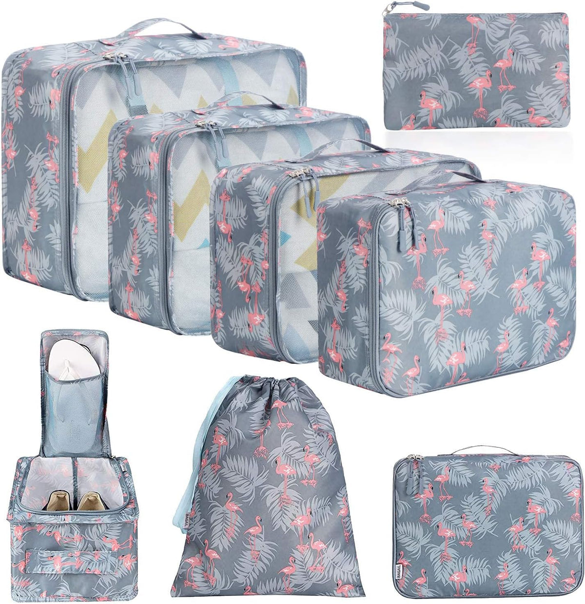 Packing Cubes Luggage Packing Organizers for Travel Accessories-Jet Black