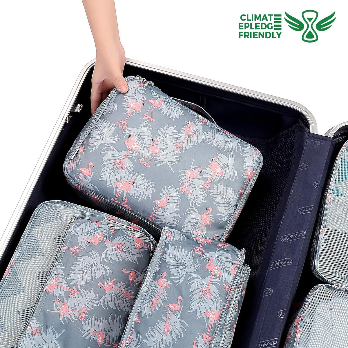 Packing Cubes Luggage Packing Organizers for Travel Accessories-Jet Black