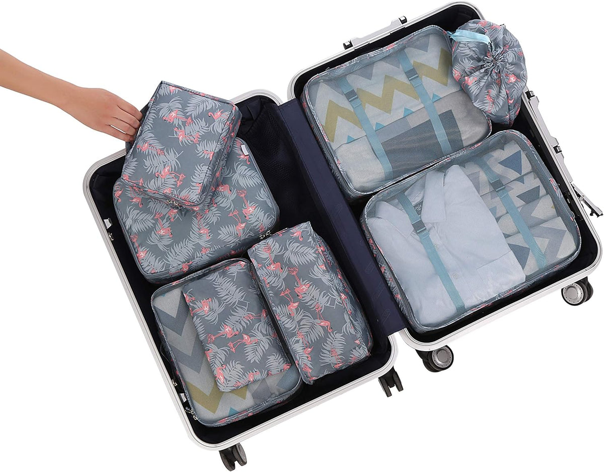 Packing Cubes Luggage Packing Organizers for Travel Accessories-Jet Black