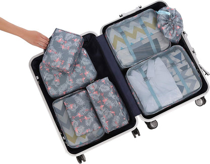 Packing Cubes Luggage Packing Organizers for Travel Accessories-Jet Black