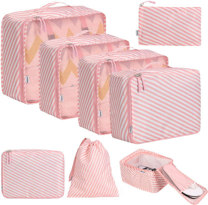 Packing Cubes Luggage Packing Organizers for Travel Accessories-Jet Black