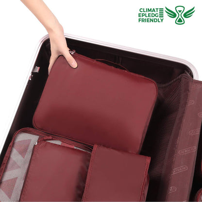 Packing Cubes Luggage Packing Organizers for Travel Accessories-Jet Black