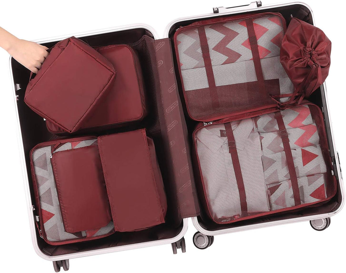 Packing Cubes Luggage Packing Organizers for Travel Accessories-Jet Black