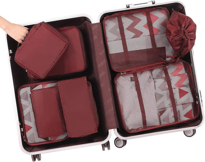 Packing Cubes Luggage Packing Organizers for Travel Accessories-Jet Black