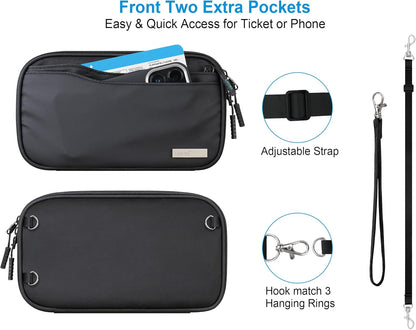 Passport Holder Family Wallet Men Women Travel Essentials Document Organizer Credit Cards Case