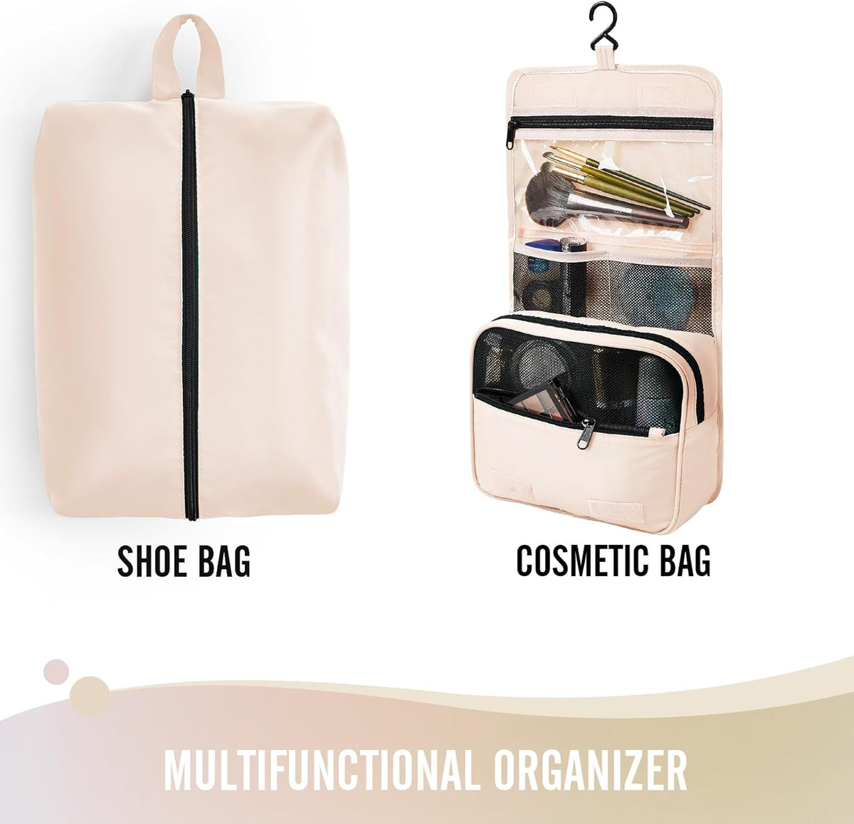 8 Set Packing Cubes for Travel Essentials, Suitcase Organizer Bags in 4 Sizes, Carry-On Luggage Accessories with Laundry Bag, Airplane Must Have, Gifts for Women Men