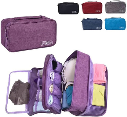 Travel Underwear Organizer Bag Travel Bra Organizer Bag Waterproof Panties Sock Underwear Storage Daily Women Wash Package Finishing Bags(Color 8)