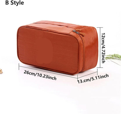 Travel Underwear Organizer Bag Travel Bra Organizer Bag Waterproof Panties Sock Underwear Storage Daily Women Wash Package Finishing Bags(Color 8)