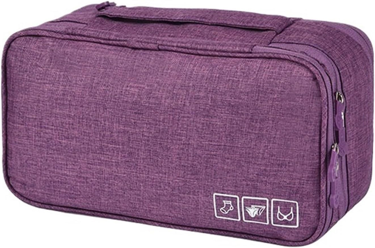 Travel Underwear Organizer Bag Travel Bra Organizer Bag Waterproof Panties Sock Underwear Storage Daily Women Wash Package Finishing Bags(Color 8)