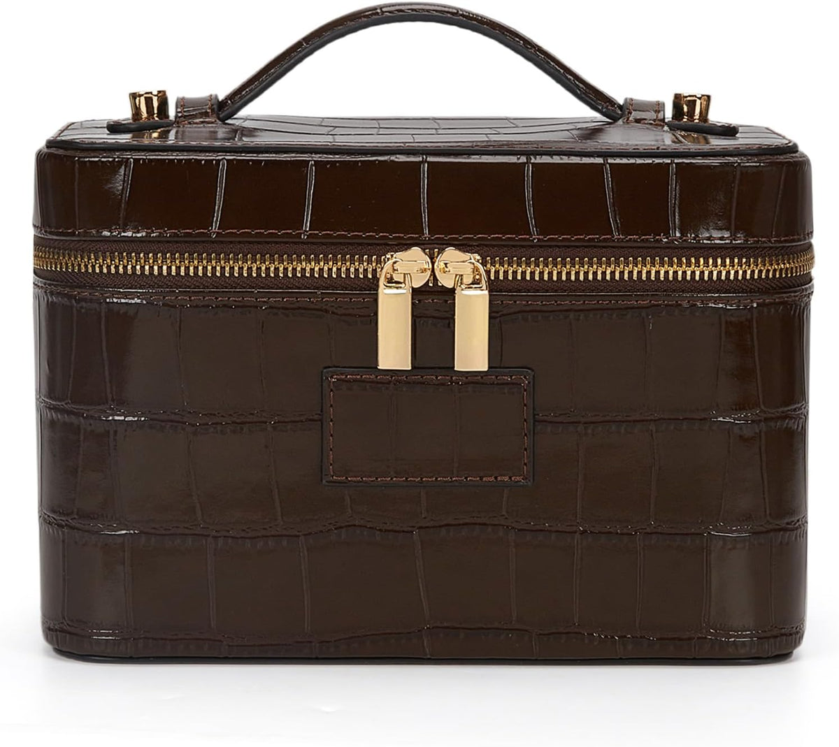 Makeup Bag Vanity Case for Women Leather Cosmetic Bag Travel Toiletry Bags Portable Makeup Organizer Case