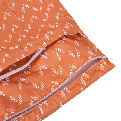 Wet Dry Bags 3 Pack, Waterproof Reusable Travel Bags for Swimsuits, Baby Cloth Diapers, Beach, Pool, Gym Bag & Wet Clothes with 2 Pockets L-BWG - Colors B