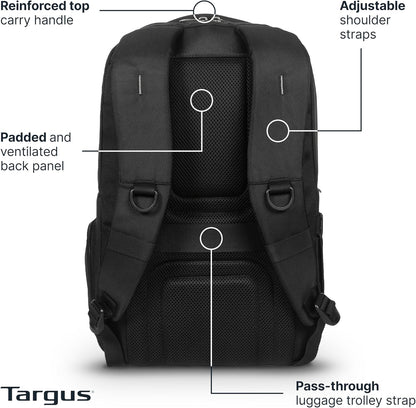Legend IQ Laptop Backpack Travel Backpack for Laptops up to 16-Inches Backpack for Men and Women, Black (TSB705US)